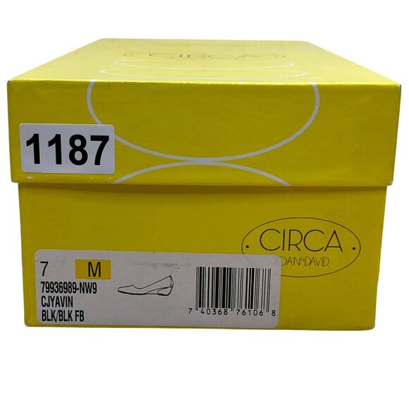 Circa Joan & David Women’s Black Fabric Upper Wedge Pumps Size 7M - Picture 9 of 10